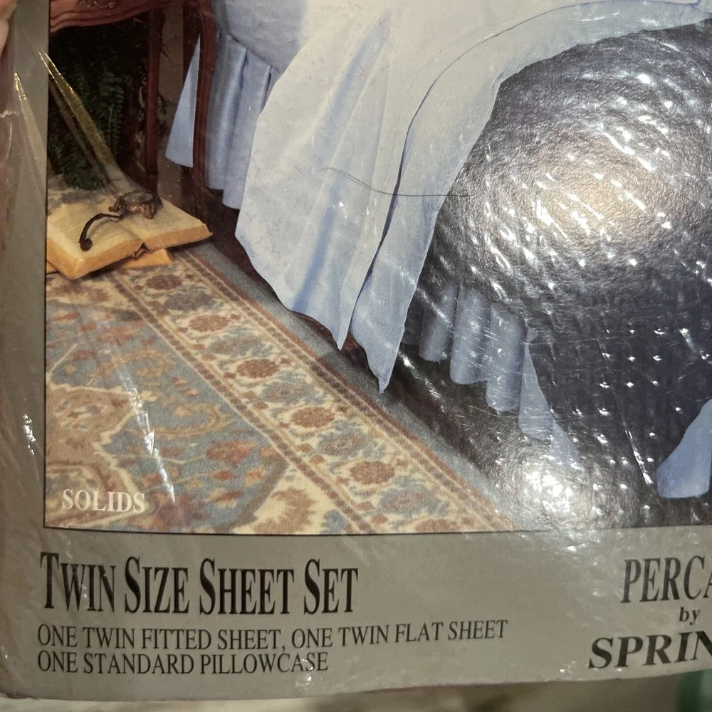 Jubilee Percale By Springs twin sheet Set Ruby